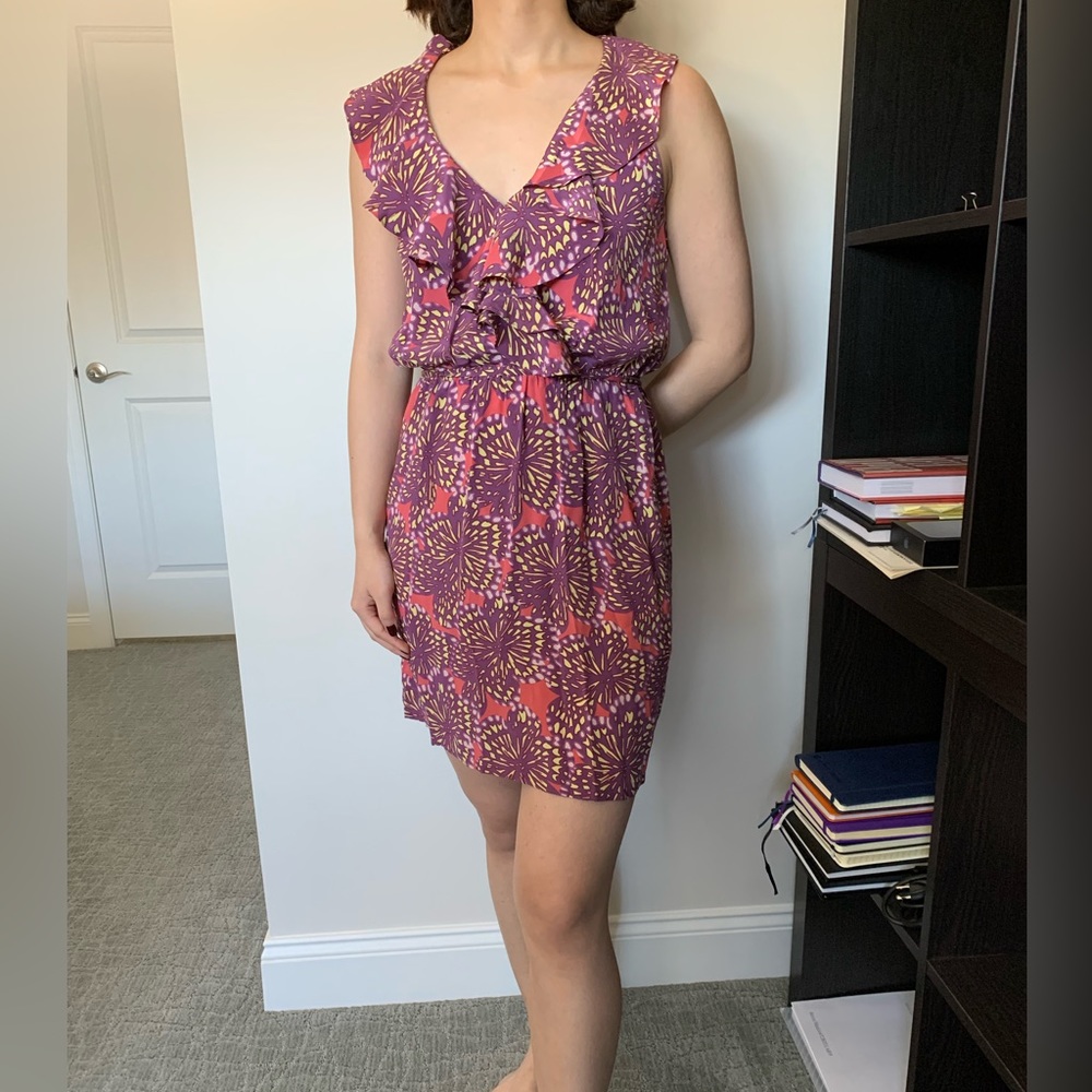 JACK & GINGER (EUC)✨PURPLE FLORAL DRESS